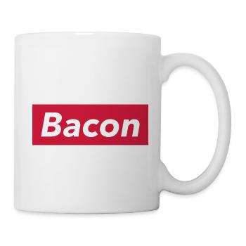 Bacon Shirt, Lustiges Street Food T-Shirt - Mug - white - Right