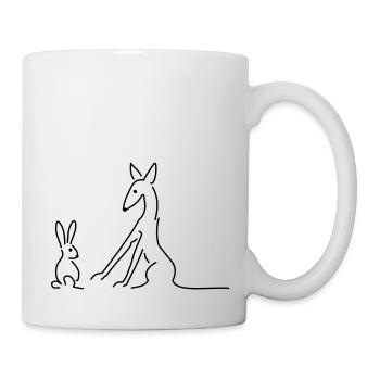 Podenco - Tasse - Weiß - Rechts