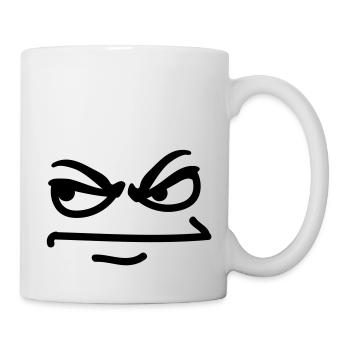 angry_face - Mug - white - Right
