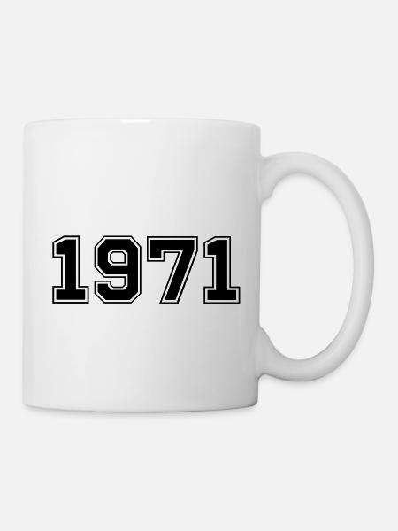 1971 - Mug blanc - blanc
