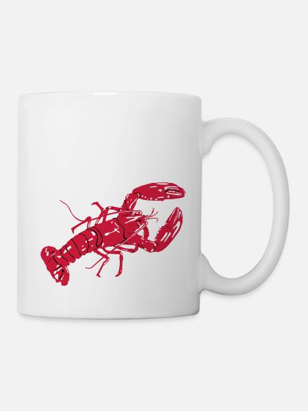 LobsterWhiteTee - Mug - white