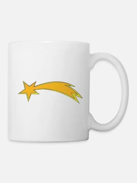 christmas star - Tasse - Weiß