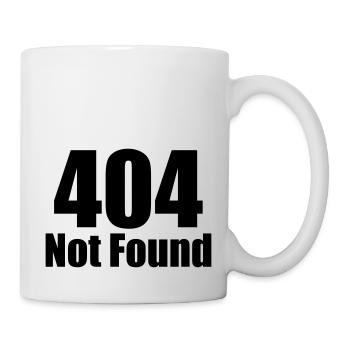 404 Not Found - Mug - white - Right