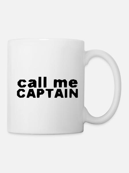 call me captain - Mug - white