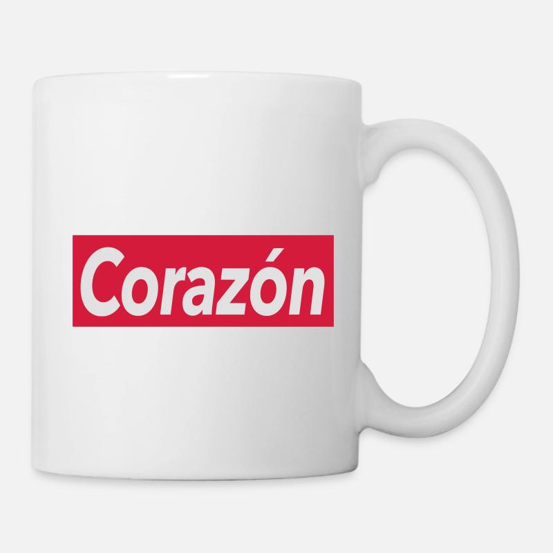 Corazon - Herz - Tasse - Weiß