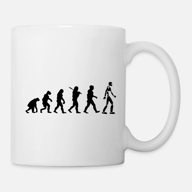 Robot Evolution - Mug blanc - blanc