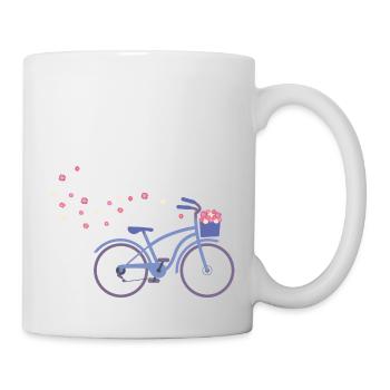 cruisingbike bleu - Mug blanc - blanc - Droite