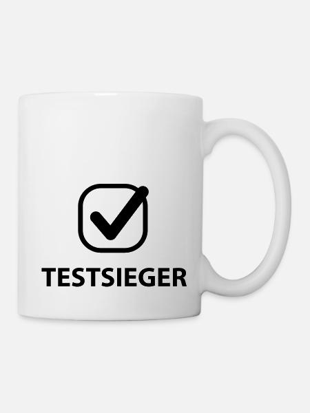 Testsieger Design - Tasse - Weiß