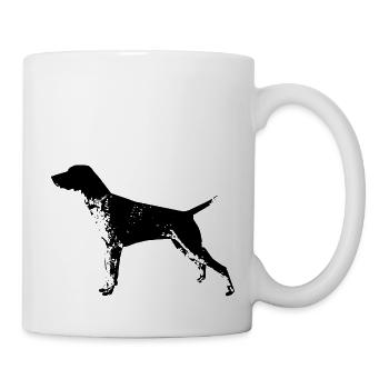 Deutsch Kurzhaar - Tasse - Weiß - Rechts