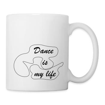 Dance is my life - Mug - white - Right