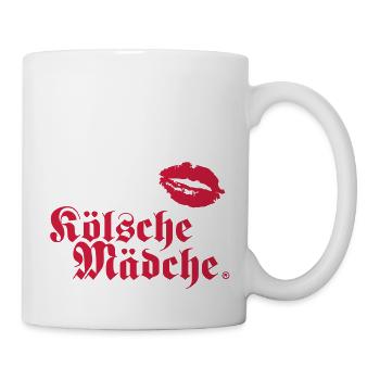 Kölsche Mädche Kiss - Cities - Tasse - Weiß - Rechts