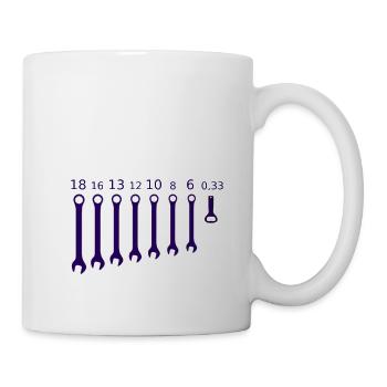 DEUTSCH SCHLÜSSELÖFFNER - Tasse - Weiß - Rechts