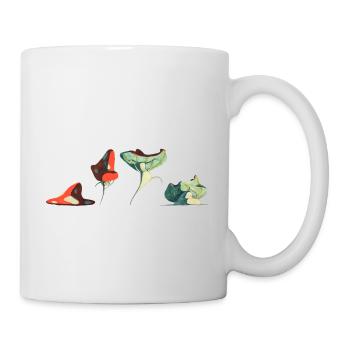 Champignons - Mug blanc - blanc - Droite