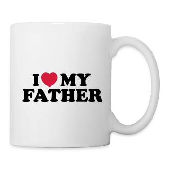 I love my father - Mug - white - Right