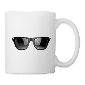 Lunettes de soleil - Mug blanc - blanc - Droite