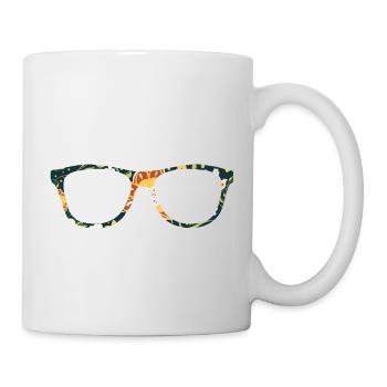 Brille - Tasse - Weiß - Rechts