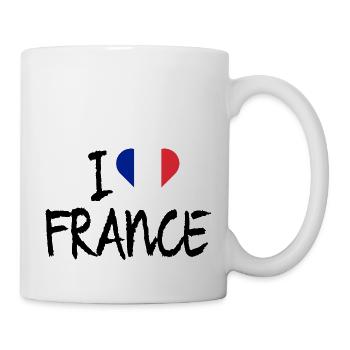 France - Mug blanc - blanc - Droite