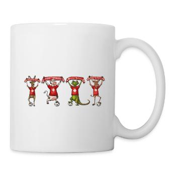Alle Schweizer Fans - Tasse - Weiß - Rechts