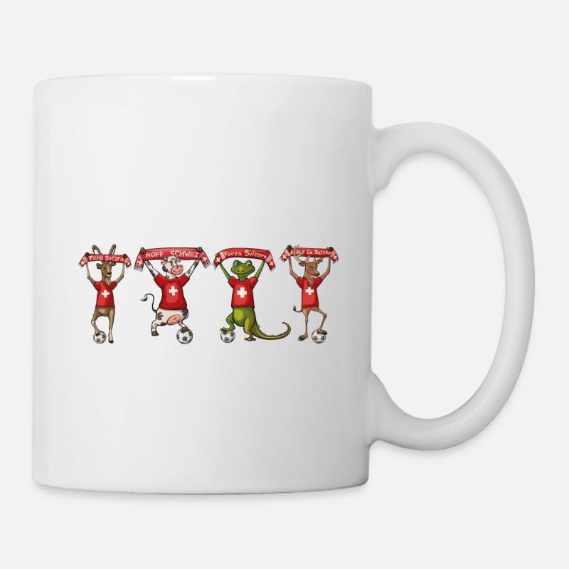 Alle Schweizer Fans - Tasse - Weiß