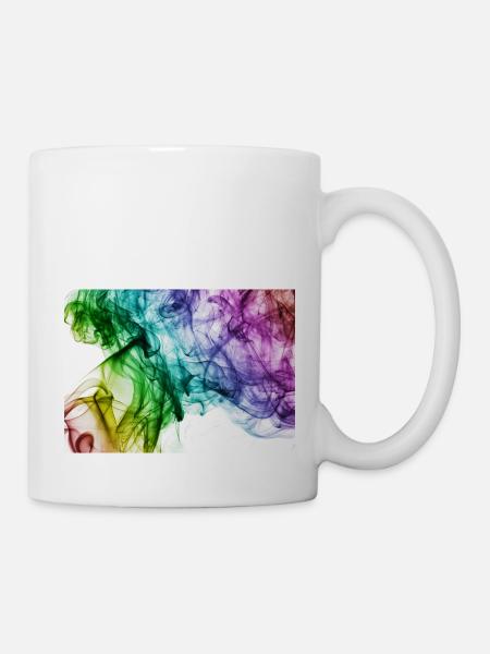 Bunt - Tasse - Weiß