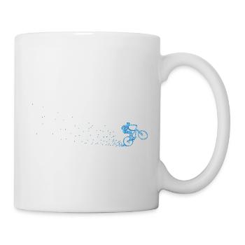 Mountain biker mountain bike - Mug - white - Right