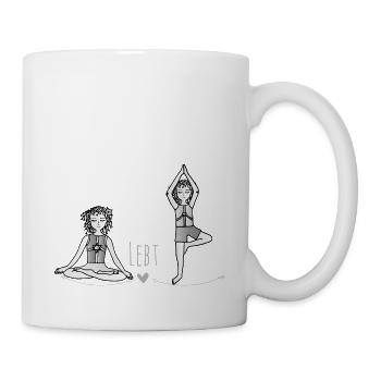 Die Hüterin der Kinder- Bewegung - Tasse - Weiß - Rechts