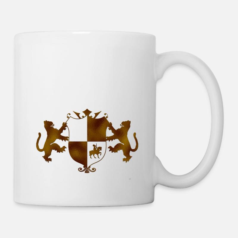 Blason d'or - Mug blanc - blanc