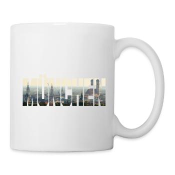 München Panorama - Tasse - Weiß - Rechts
