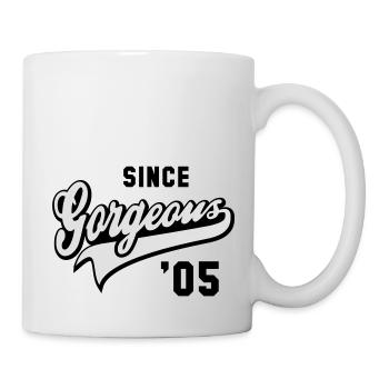 Superbe DEPUIS 2005 - Anniversaire - Mug blanc - blanc - Droite