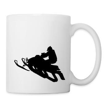 Snowmobile snowmobile snowmobile - Mug - white - Right