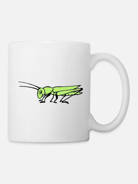 Sauterelle - Mug blanc - blanc