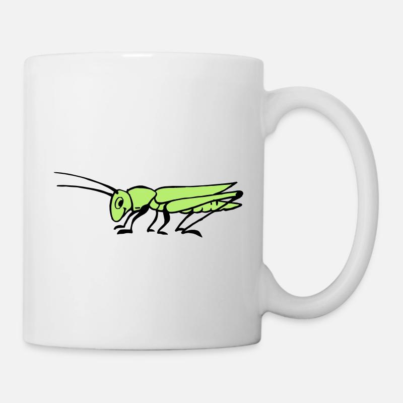 Sauterelle - Mug blanc - blanc