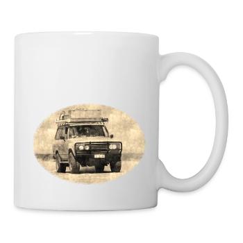 Voiture, 4x4, Hors route, Voyage, Australie - Mug blanc - blanc - Droite