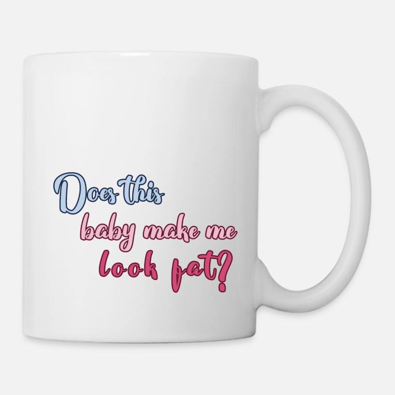idée de cadeau naissance bébé enfant né naissance - Mug blanc - blanc