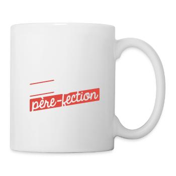 Beau père-fection cadeau - Mug blanc - blanc - Droite