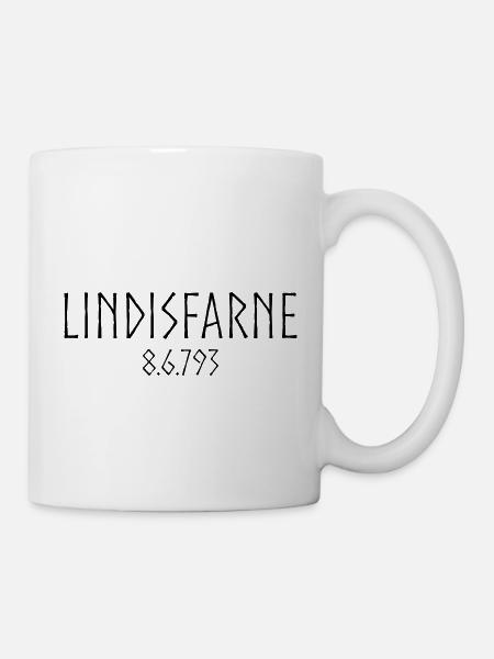 Viking Lindisfarne 793 gift idea - Mug - white