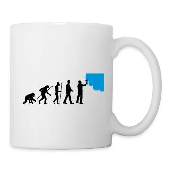 evolution_painters_062012_a_2c - Mug - white - Right