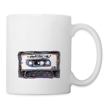 Kassette HipHop 90s - Tasse - Weiß - Rechts