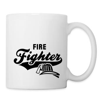 Firefighter - Tasse - Weiß - Rechts