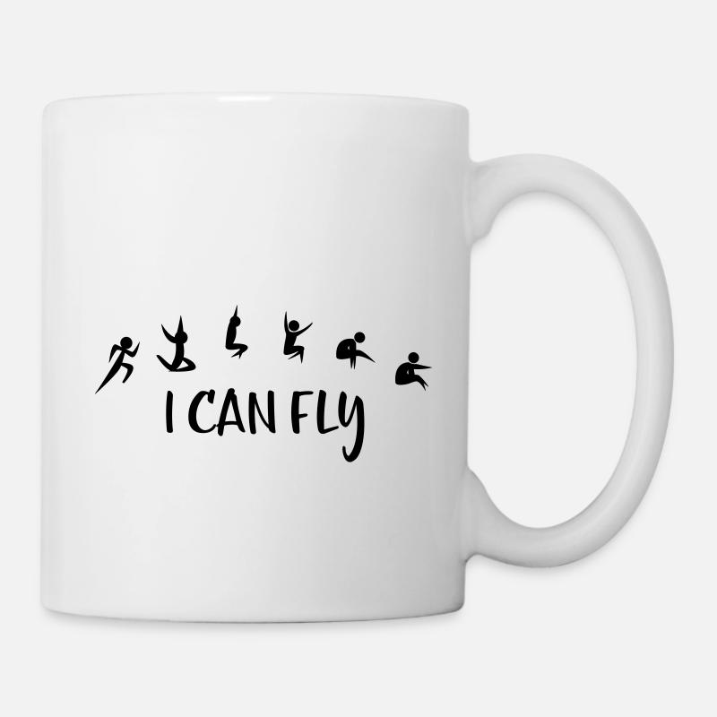 Weitsprung - Tasse - Weiß