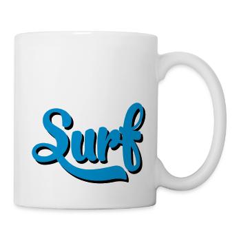 surfen - Tasse - Weiß - Rechts