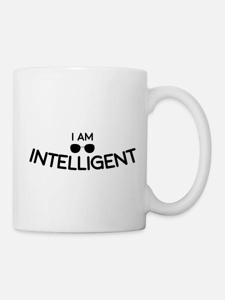 Je suis intelligent - Mug blanc - blanc