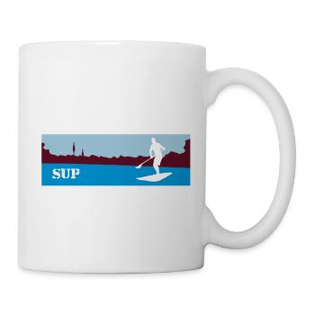 SUP Stand up paddling - Tasse - Weiß - Rechts