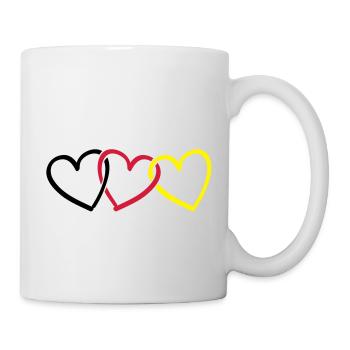 deutschland_herzen__love__f3 - Mug blanc - blanc - Droite