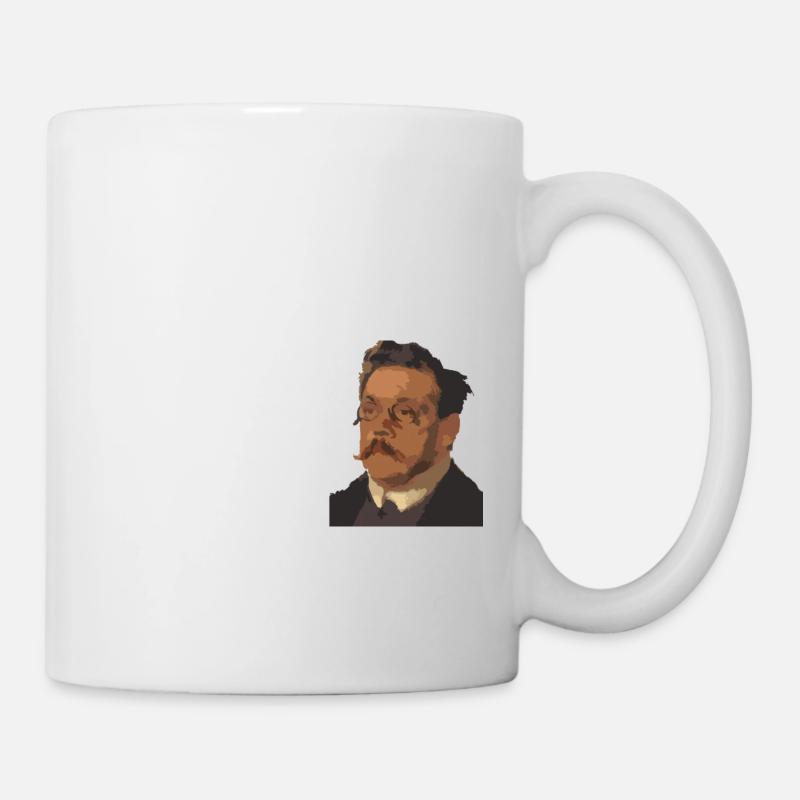 Ludwig Thoma quote - Mug - white