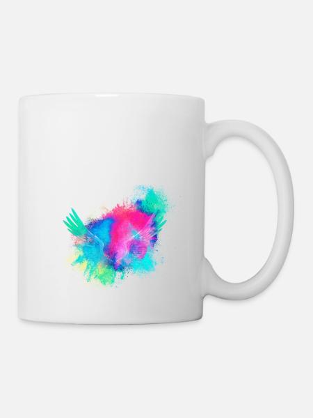 Wings angels colorful - Mug - white