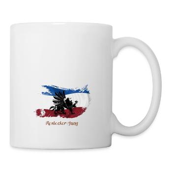 rostocker_jung_orange - Tasse - Weiß - Rechts