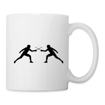 fechten_battle_fa1 - Tasse - Weiß - Rechts