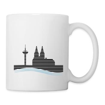 Cologne - Mug blanc - blanc - Droite