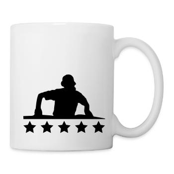 best_dj_a1 - Tasse - Weiß - Rechts